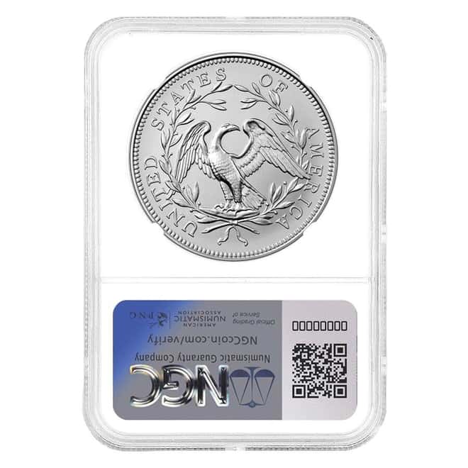 2024 1 oz Flowing Hair Silver Medal 230th Ann. NGC MS 69 ER