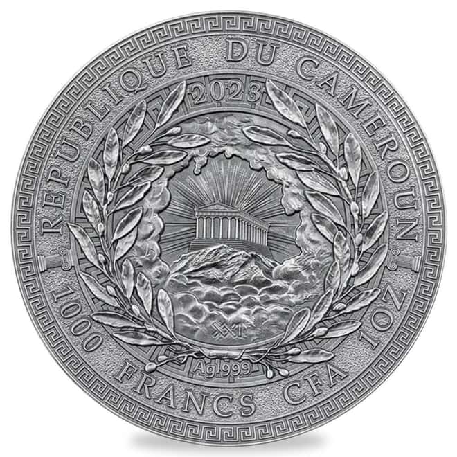 2024 Cameroon 1 oz Sphinx Great Greek Mythology Silver Coin .999 Fine