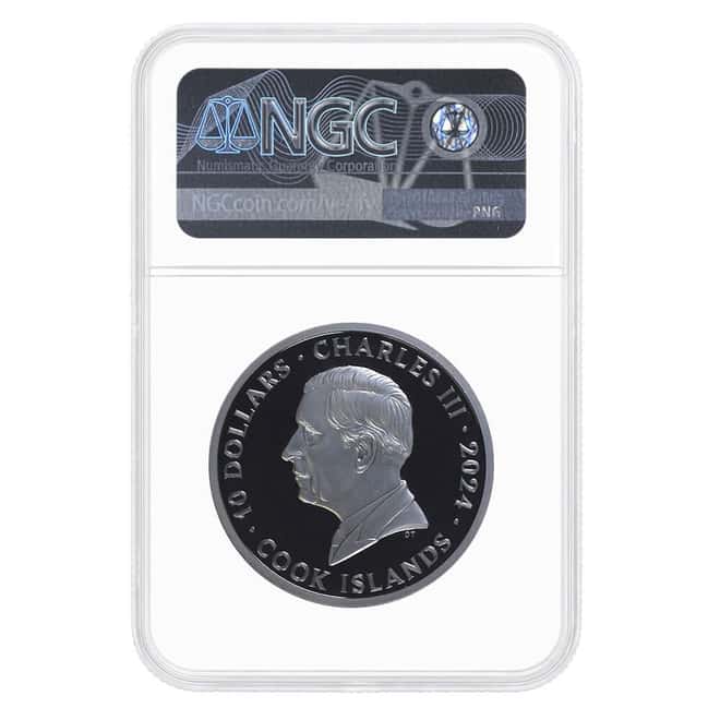 2024 Cook Islands 2 oz Silver The Journey Motorbike Coin NGC PF 70 UCAM
