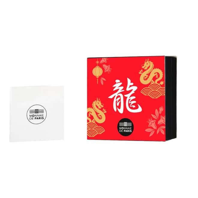 2024 France 1 oz Lunar Dragon 200 Euros Proof Gold Coin (w/Box & COA)