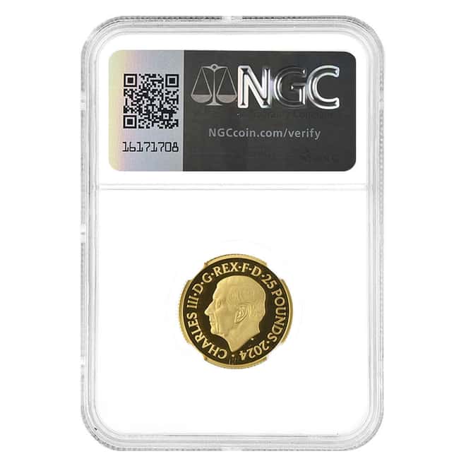 2024 Great Britain 1/4 oz Proof Tudor Beasts Seymour Unicorn Gold Coin NGC PF 70 UCAM