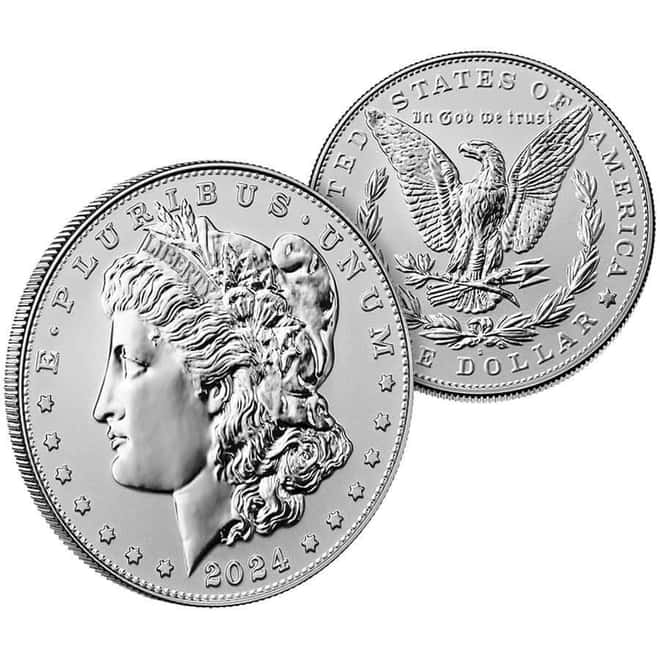2024-S Morgan and Peace Silver Dollar Reverse Proof 2-Coin Set NGC PF 69 ER