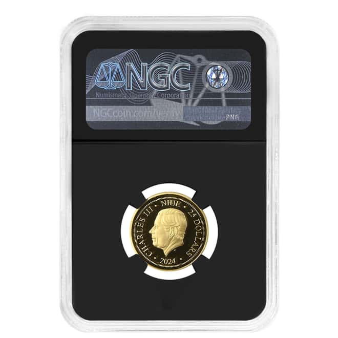 2024 Niue 1/4 oz Marvel Iron Man Classic Proof Gold Coin NGC PF 70 UCAM