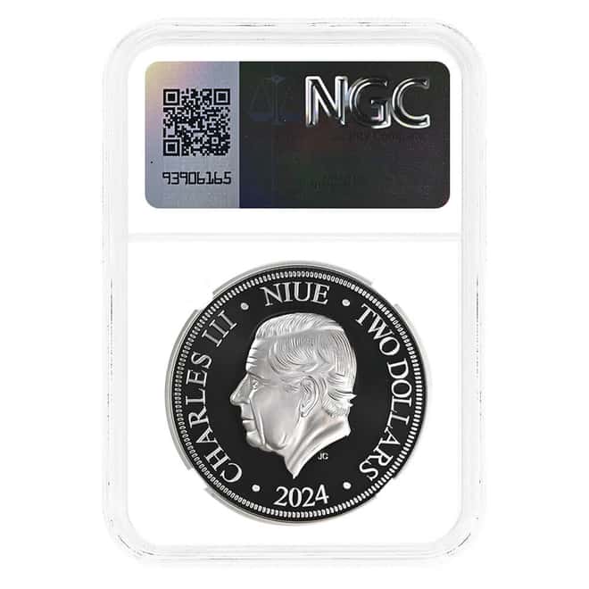 2024 Niue 1 oz Marvel Iron Man Classic Proof Silver Coin NGC PF 70 UCAM FR