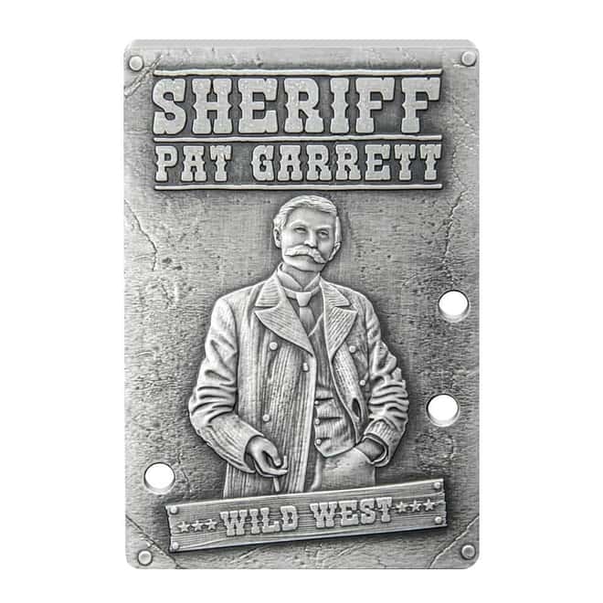 2024 Niue 1 oz Wild West Sheriff Pat Garrett Antiqued Silver Coin
