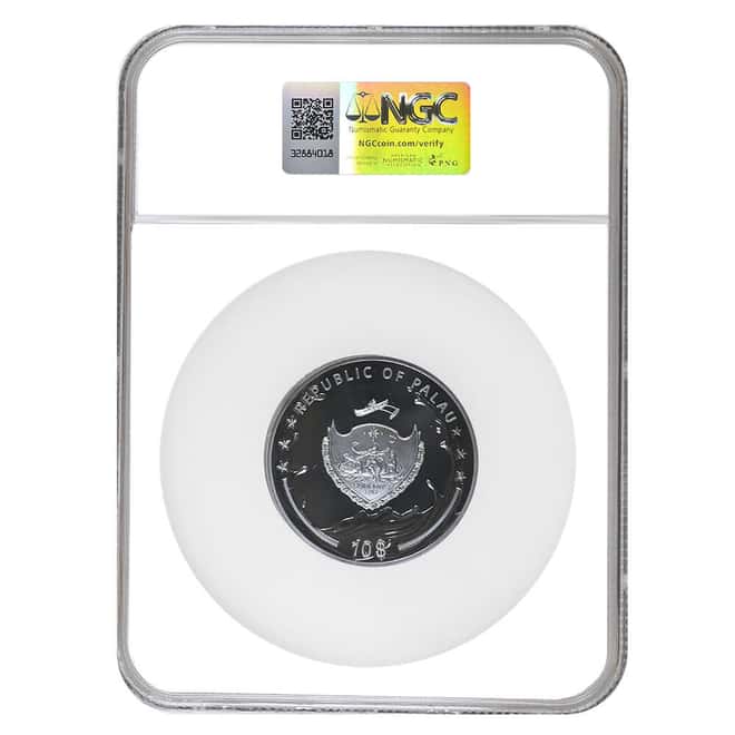 2024 Palau 2 oz Goddess of Water Proof Silver Coin NGC PF 70 UCAM FR