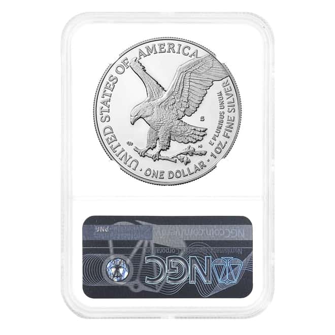 2024-S 1 oz Proof Silver American Eagle NGC PF 69 ER SF Label