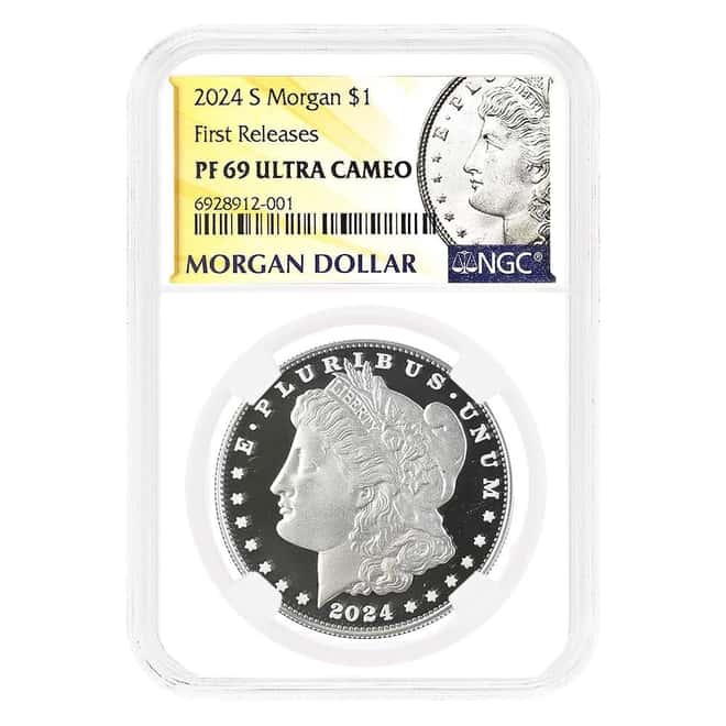 2024-S Morgan Silver Dollar Proof Coin NGC PF 69 UCAM FR