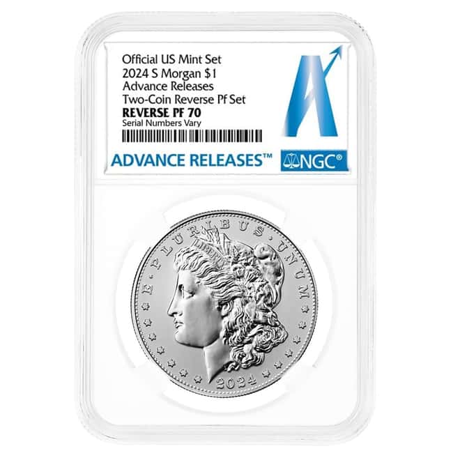 2024-S Morgan Silver Dollar Reverse Proof NGC PF 70 AR