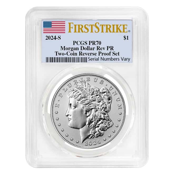 2024-S Morgan Silver Dollar Reverse Proof PCGS PF 70 FS
