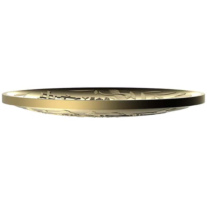 2025 1 oz Royal Australian Mint Gold Lunar Snake Domed Coin