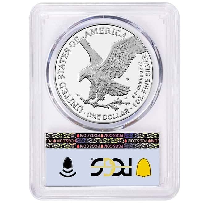 2025-P Marine Corps Privy 1 oz Proof Silver American Eagle PCGS PF 69 FS