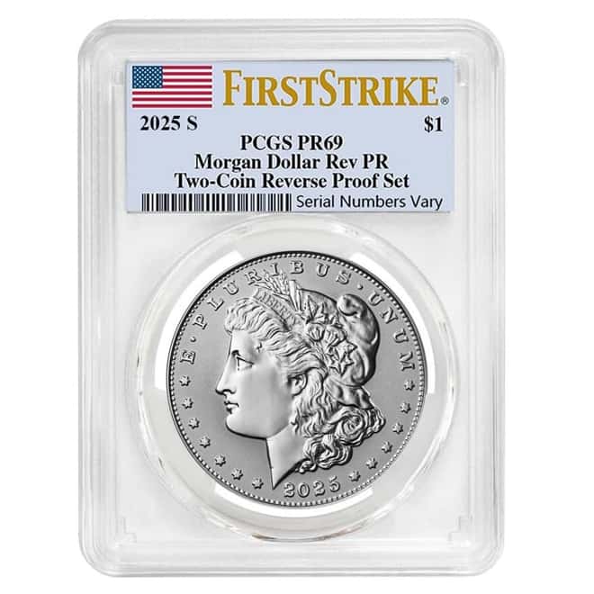 2025-S Morgan Silver Dollar Reverse Proof PCGS PF 69 FS