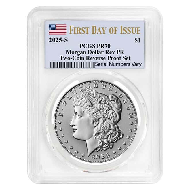 2025-S Morgan Silver Dollar Reverse Proof PCGS PF 70 FDOI