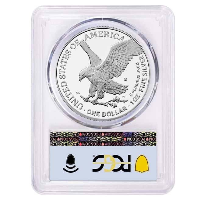 2025-S Navy Privy 1 oz Proof Silver American Eagle PCGS PF 70 AR