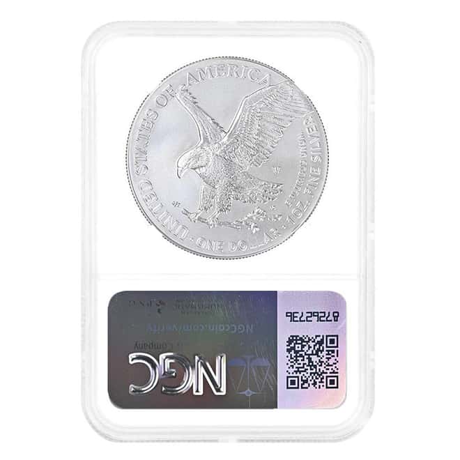 2025-W 1 oz Burnished Silver American Eagle NGC MS 70