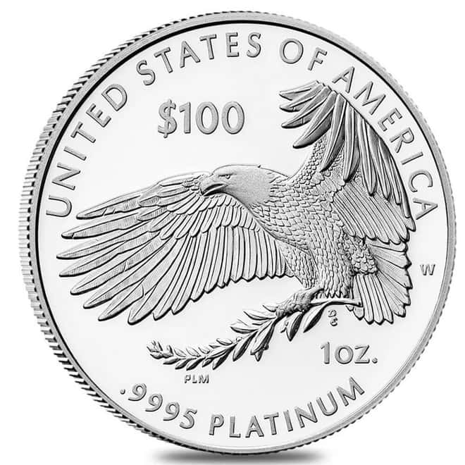 2025-W 1 oz Proof Platinum American Eagle Right to Petition (w/Box & COA)