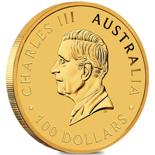 2025 1 oz Gold Australian Emu Perth Mint .9999 Fine BU