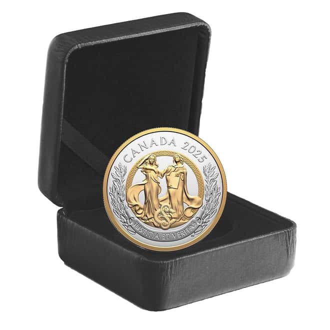 2025 Canada 1 oz Allegories of Justice and Truth Silver Coin