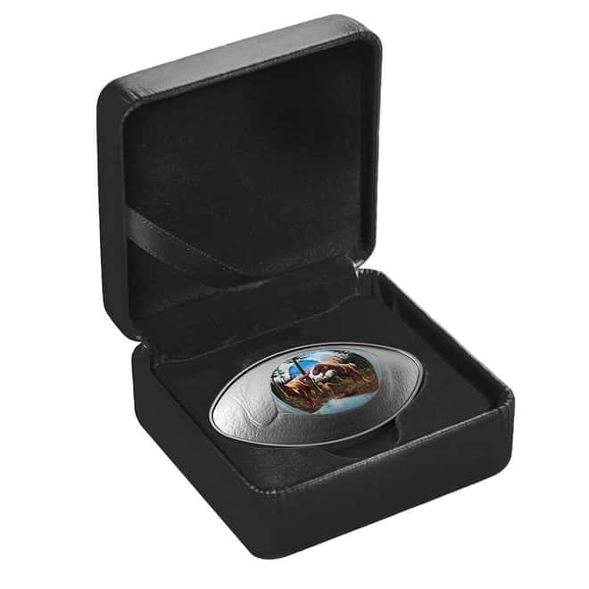 2025 Canada 1 oz Dinosaur Eye Shaped Silver Coin