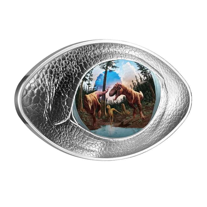 2025 Canada 1 oz Dinosaur Eye Shaped Silver Coin