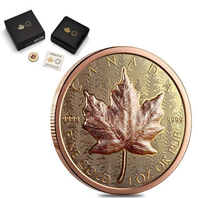 2025 Canada 1 oz Gold Maple Leaf Ultra High Relief Coin .9999 Fine