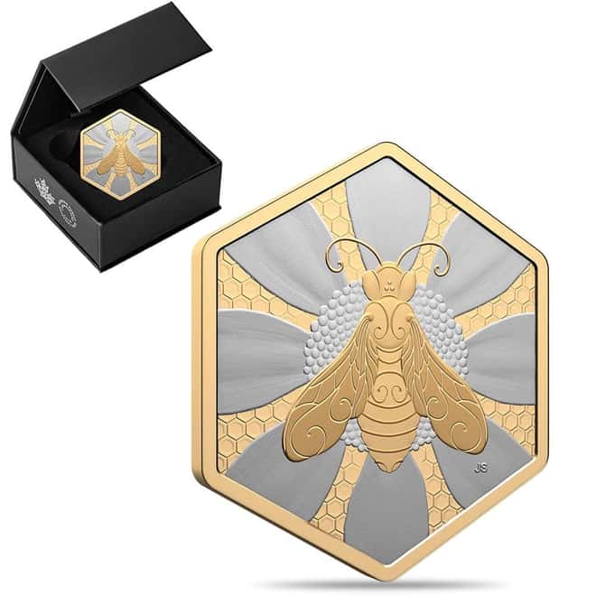 2025 Canada 1 oz Nature's Delight - The Honey Bee Silver Coin