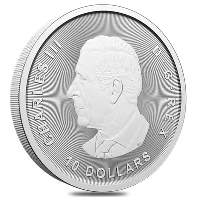 Tube of 14 - 2025 Canada 2 oz Bull and Bear Silver Coin .9999 Fine BU