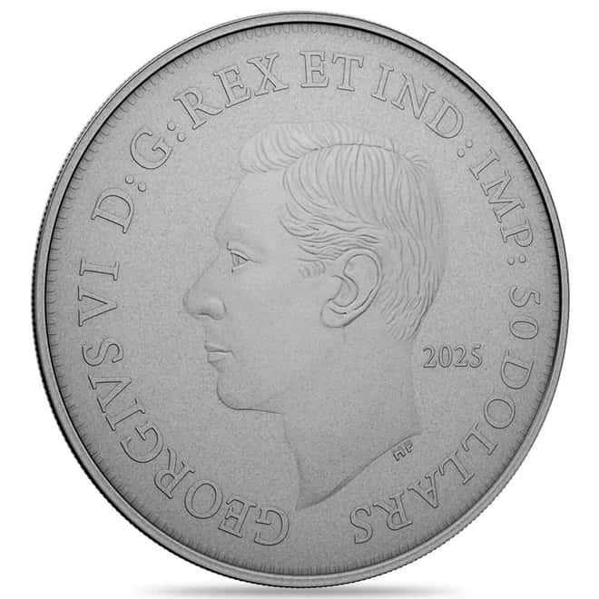 2025 Canada 5 oz Emanuel Hahn's Original Sketch Royal Visit Silver Coin
