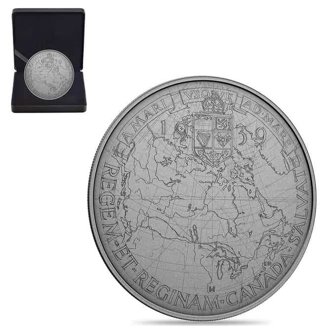 2025 Canada 5 oz Emanuel Hahn's Original Sketch Royal Visit Silver Coin
