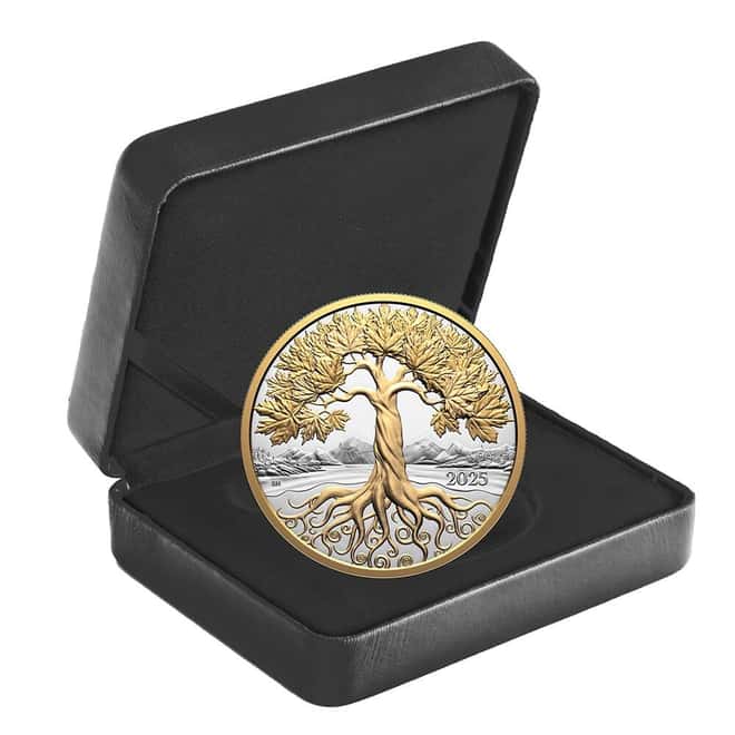 2025 Canada 5 oz Maple Tree of Life Proof Silver Coin 