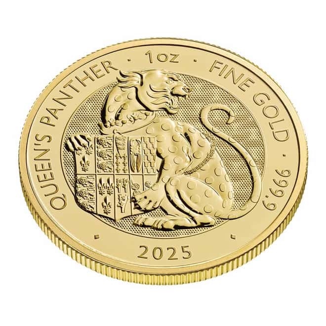 2025 Great Britain 1 oz Tudor Beasts Queen's Panther Gold Coin .9999 Fine BU