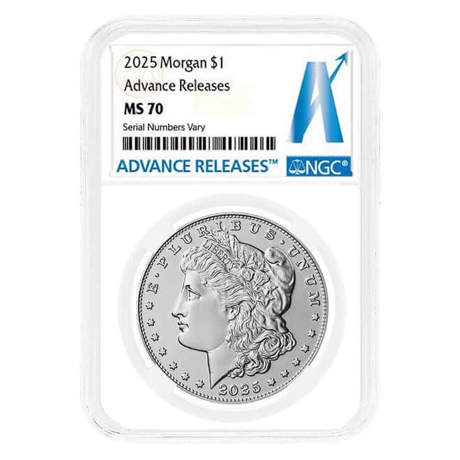2025 Morgan Silver Dollar NGC MS 70 AR