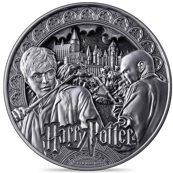 2025 Samoa 1 kilo Harry Potter Harry vs Voldemort Silver Coin