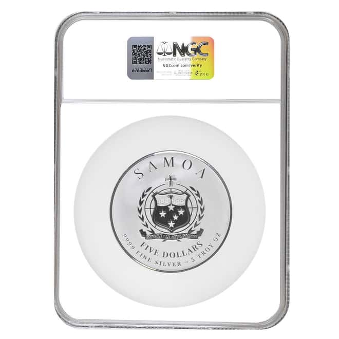 2025 Samoa 5 oz Commander Ulysses Grant Silver Coin NGC PL 70 ER