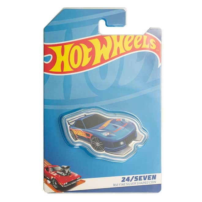 2025 Solomon Islands 1 oz Hot Wheels™ 24/Seven™ Silver Coin .9999 Fine
