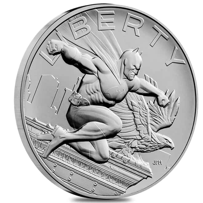 2025 US Mint 1 oz DC Comics Batman Silver Medal .999 Fine