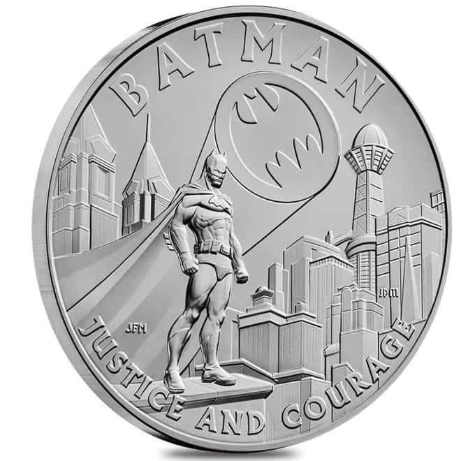 2025 US Mint 1 oz DC Comics Batman Silver Medal .999 Fine