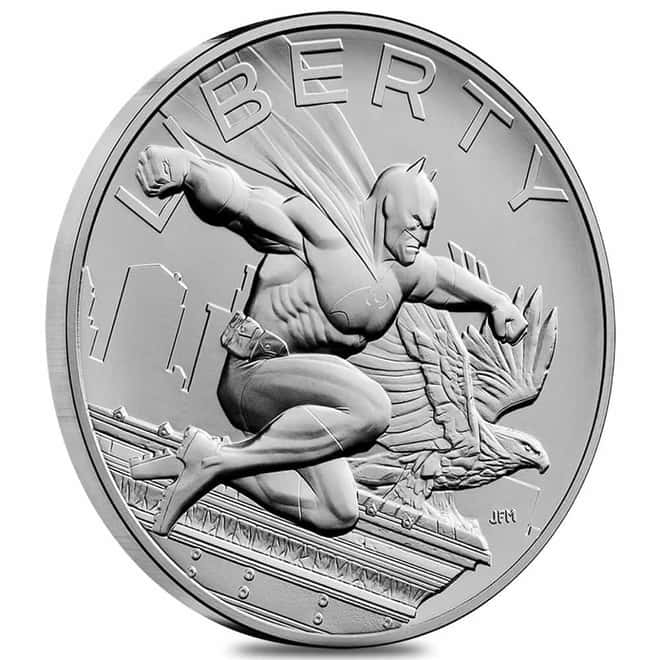 2025 US Mint 1 oz DC Comics Batman Silver Medal .999 Fine