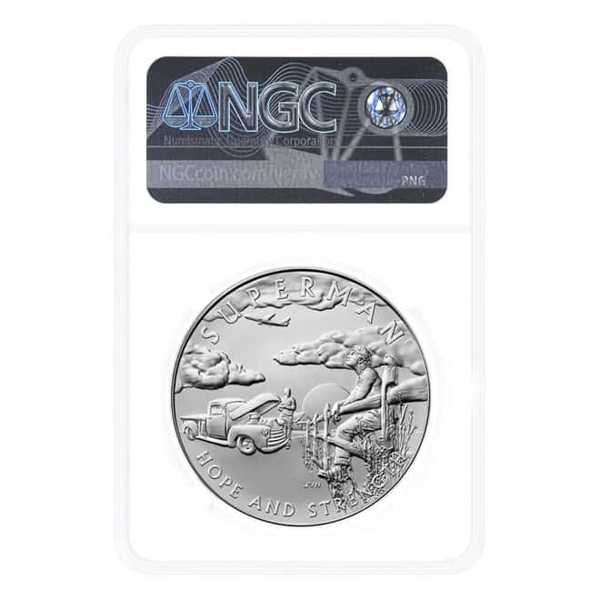 2025 US Mint 1 oz DC Comics Superman Silver Medal NGC MS 70 ER (Superman)