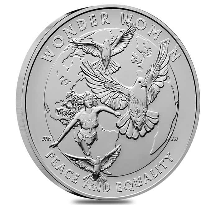 2025 US Mint 1 oz DC Comics Wonder Woman Silver Medal .999 Fine
