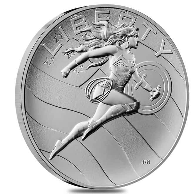 2025 US Mint 1 oz DC Comics Wonder Woman Silver Medal .999 Fine