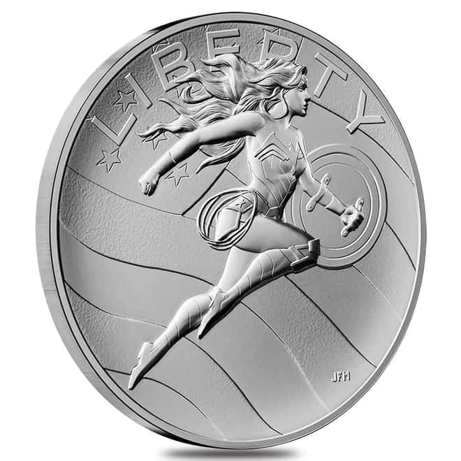 2025 US Mint 1 oz DC Comics Wonder Woman Silver Medal .999 Fine