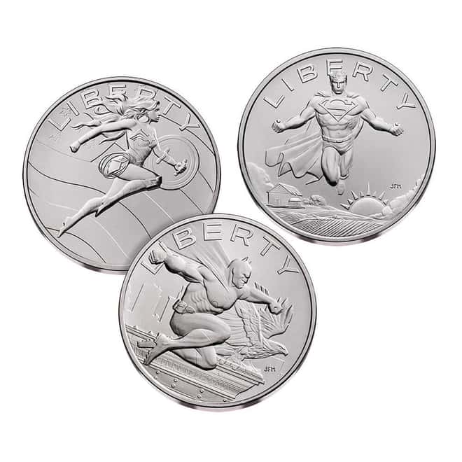 2025 US Mint DC Comics Super Heroes 3-Medal Set 