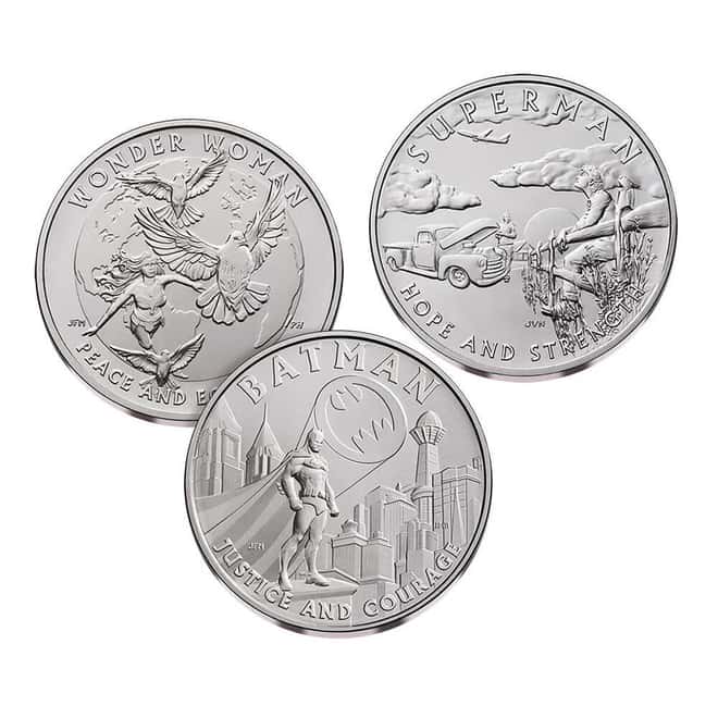 2025 US Mint DC Comics Super Heroes 3-Medal Set 