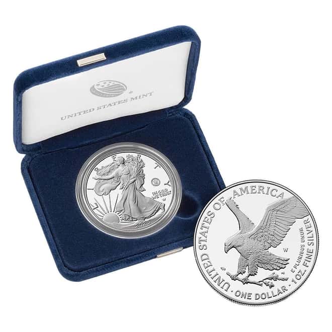 2025-W US Army Privy 1 oz Proof Silver American Eagle (w/Box & COA)