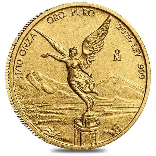 2026 1/10 oz Mexican Libertad Gold Coin BU