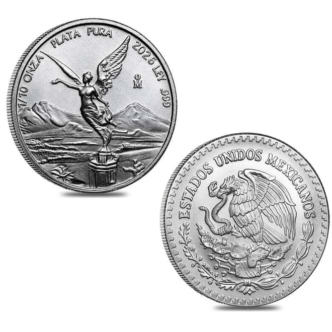 2026 1/10 oz Mexican Libertad Silver Coin BU