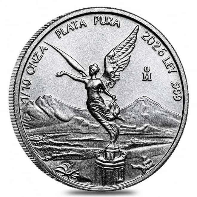 2026 1/10 oz Mexican Libertad Silver Coin BU