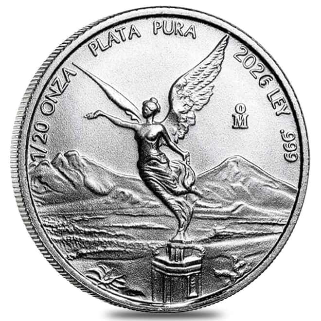 2026 1/20 oz Mexican Libertad Silver Coin BU
